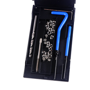 15-25pcs M3-M14 Assorted Stainless Steel <b>Hand</b> <b>Tool</b> <b>Set</b> Wire Thread Insert Tap Drill Bit OEM Repair Kit Hard Case M3-M14 <b>Hand</b> Ope - Product Image 1