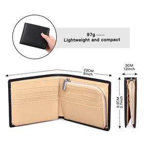 Cartera de Cuero Genuino para Hombre, Diseño Personalizado y Logotipo, Venta al por Mayor 2025 - Product Image 4