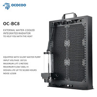 Système de refroidissement externe OCOCOO OC-BC8 avec radiateur intégré, pompe 12V 1300L/H, hauteur de refoulement 5M, pour serveurs IA, applications industrielles et médicales