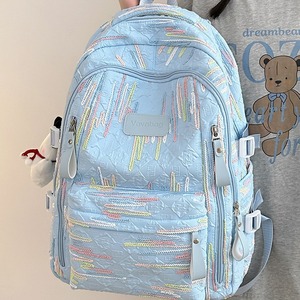 Vavabag Student <b>Backpack</b> 15 Inches Striped Pattern Girls <b>School</b> Education <b>Backpack</b> - Product Image 3
