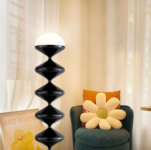 Lampadaire LED en fer de style médiéval pour salon, canapé, haut de gamme, rétro, vertical, avec télécommande, changement de couleur, CRI 90 élevé, pour hôtel - Product Image 1