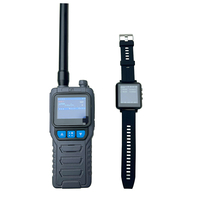 Montre connectée de détection de drones CHING KONG avec écran de 2,0 pouces, alertes sonores/vibrations/lumineuses, portée de 1,5 km, fréquence 70 MHz-6,2 GHz