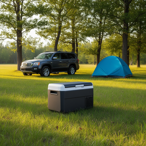 Nevera eléctrica portátil de 26.4Qt y 12V para coche, ideal para acampar y congelar alimentos y bebidas. - Product Image 2