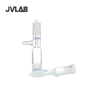 Tubo de Recepción al Vacío para Destilación de Vidrio Borosilicato, Tubo de Cuerno, Boca de Rosca Kirschner, <span class=keywords><strong>75</strong></span> Grados, Forma de Y, Universal, OEM - Product Image 5