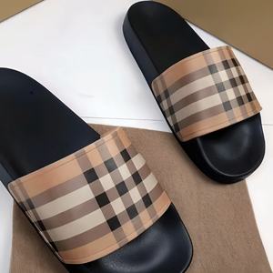 Summer Platform Casual <b>Slippers</b> Fashion Striped Trendy Slides Outdoor Soft & Comfortable Beach <b>Slippers</b> - Product Image 4