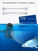 Détecteur de poissons HD LED portable, vision nocturne, nouvelle caméra sous-marine transfrontalière, pare-soleil, ensemble d'ancres de pêche, portée de 0,6 m à 30 m