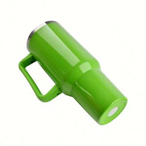Gobelet de voyage réutilisable de 40 oz pour sublimation, en acier inoxydable à double paroi isotherme, tasse à café de 40 oz pour voiture avec poignée et couvercle à paille - Product Image 4