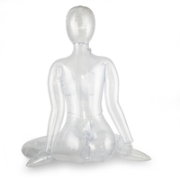 Nouvelle poupée gonflable en PVC transparent