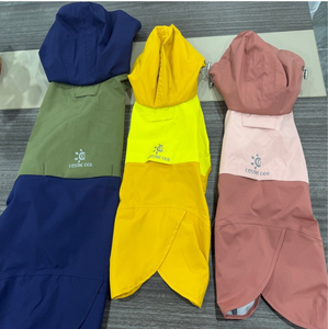 Impermeable para Perros Medianos, Chaqueta Impermeable con Capucha, Reflectante, Ajustable, con Orificio para Correa, Verde - Product Image 6
