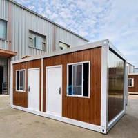 Casa Contenedor Desmontable LongTai de 20 pies, Directo de Fábrica, Panel Sándwich Transpirable, Construcción de Acero para Múltiples Usos