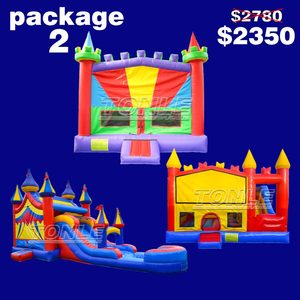 8月プロモーション価格 インフレータブルバウンサー、バウンスハウス、業務用ウォータースライド、空気式 bouncy castle 発売中 - Product Image 2