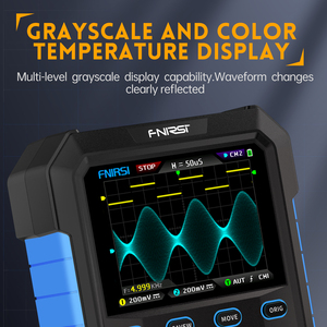 Fnirsi Nuevo Osciloscopio Automotriz Digital de Doble Canal Portátil DPOX180H 180MHz-3DB 2 en 1 Generador de Señales 8 Bits 500MSPS - Product Image 2