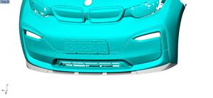 Portline I3 Arbon umper para I3, Puerto atchback 4-oor 2018-2020 o <span class=keywords><strong>i3s</strong></span> - Product Image 2