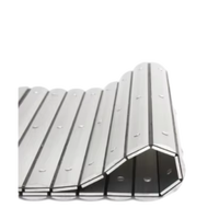 Cache-rouleau de protection pour machine-outil de marque YQY, housse anti-poussière pour tour, rideau en aluminium sur mesure pour rail de guidage de machine-outil, garantie 6 mois