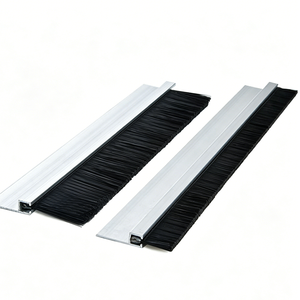Striscia di Spazzole con Base in Metallo <span class=keywords><strong>per</strong></span> Sigillare il Fondo della Porta con Guarnizione a <span class=keywords><strong>Spazzola</strong></span> - Product Image 4