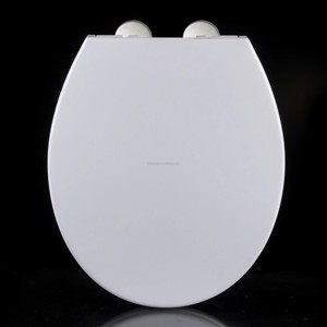 Couvercle de siège de toilette de bonne qualité en plastique à fermeture en douceur en PP pur à un <span class=keywords><strong>bouton</strong></span> <span class=keywords><strong>poussoir</strong></span> pour <span class=keywords><strong>WC</strong></span> - Product Image 4