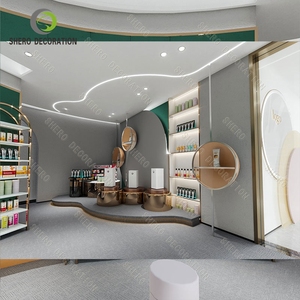 Meubles de présentation de cosmétiques personnalisés meubles de salon de beauté meubles de présentation de maquillage - Product Image 4