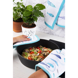 EXCELSA Asciugamano da Cucina in Cotone North Sea 50x70 Cm, Rettangolare Stampato, Lavabile in Lavatrice, Motivo Animalier, Modello 65925 - Product Image 4