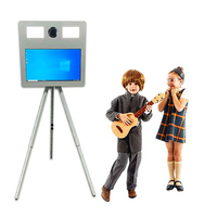 Cabina de Fotos con Espejo, Cabina de Fotos Interactiva con Pantalla Táctil, Cabina de Fotos con Espejo para Imprimir
