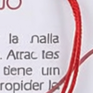 Cavigliera Angelina El Hilo Rojo con Filo Rosso in Acciaio Inossidabile, Amuleto Portafortuna per Bambini, Gioiello Regalo - Product Image 6