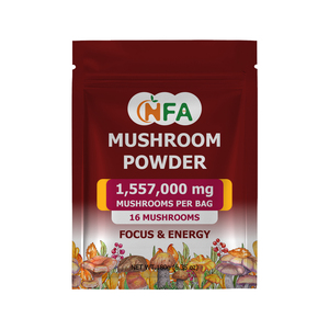 OEM ODM Mushroom Powder with Mushroom Fruiting Body Extract Blend Support Immunity Brain Focus Energy Extra Ingredients for Mood - Product Image 1