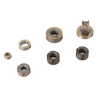 Encoches intérieures en verre en forme de U V à bord plat multi-taille manuelle durable meule de piège de routeur CNC