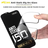 Protection d'écran en verre trempé anti-rayures, dureté 9H, 99% HD clair, couverture intégrale, 0,4 mm, pour 11/12/13/14/15/16/17 Pro