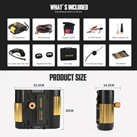 Compresseur d'air 12V robuste BUNKER INDUST 150 PSI, gonfleur de pneus portable à débit rapide pour 4x4, camion, SUV, tout-terrain, camping