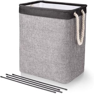 Collapsible Large Laundry <b>Hamper</b> Dirty Clothes Organizer Tall Laundry Basket With Removable Bag - Product Image 1
