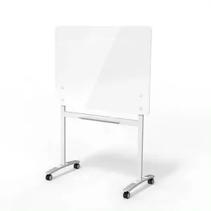 双面磁性白板，带可拆卸画架板办公会议36*48英寸干擦写字板