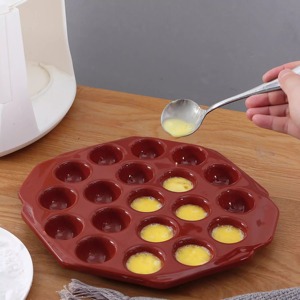 Vente en gros Plateau <span class=keywords><strong>à</strong></span> tarte aux œufs en céramique rouge <span class=keywords><strong>à</strong></span> 19 grilles créatif Technique du four <span class=keywords><strong>jetable</strong></span> Plat au four <span class=keywords><strong>à</strong></span> <span class=keywords><strong>escargot</strong></span> français Passe au four <span class=keywords><strong>à</strong></span> micro-ondes - Product Image 1