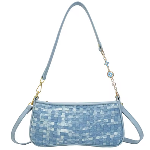 Nuevo bolso pequeño de estilo coreano, moderno y a la moda, bolso de mano tejido para mujer, bolso bandolera cruzado. - Product Image 5