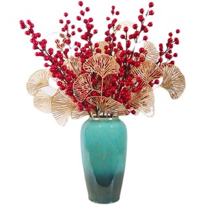 ดอกหญ้าหัวใจสีทองประดิษฐ์ 75 ซม. สำหรับตกแต่งงานแต่งงานและบ้าน - Product Image 4