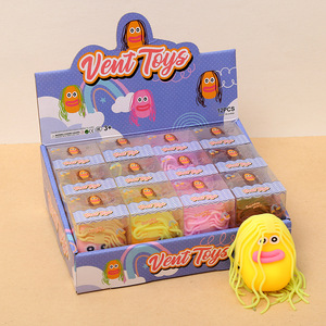 New Instant Noodle Head <b>Squishy</b> Toy Soft Squeeze Stress Relief Fidget Toy Popular Decompression Vent Toy Factory Wholesale - Product Image 6