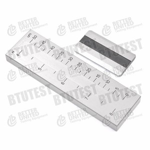 Medidor de Finoza com Raspador de Slot Único Personalizável em Aço Inoxidável com Raspador Duplo Hegman, Suporte OEM - Product Image 5