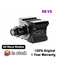 Base de Volante Servoaccionado de Accionamiento Directo MOZA R9 V3 Original, 9 Nm de Torque, Force Feedback para Simulador de Carreras de PC