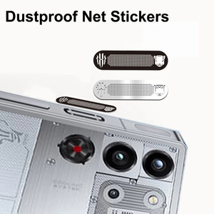 Cho Màu Đỏ Ma Thuật 10 Pro Điện Thoại Chống Bụi Net Dán RedMagic 8/9/10 Pro Tai Nghe Loa Lỗ Chống Bụi Kim Loại Lưới Bụi Bìa - Product Image 4