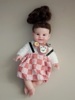 6 Zoll lebensechte, niedliche, weiche Silikon-Reborn-Babypuppen, Ganzkörper-Mode-Set, realistische Neugeborenen-Puppen für Mädchen und Jungen