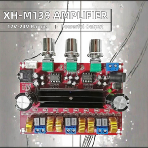Bảng phát triển bộ khuếch đại kỹ thuật số 2.1 kênh XH-M139 12V-24V điện áp rộng TPA3116D2 2*50W + 100W - Product Image 5