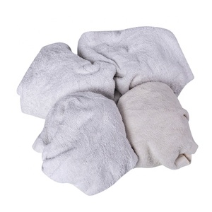 Chiffons en coton blanc super absorbants, chiffons de nettoyage industriels, 40-70 cm, absorption d'huile et d'eau, qualité supérieure, réutilisables, hôtel - Product Image 1