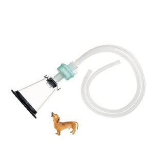 Anestesi sirkuit koaksial untuk anjing peliharaan, instrumen bedah pernapasan dapat diperbesar untuk penggunaan dokter hewan - Product Image 1