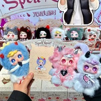 Nouveauté très demandée : 8 figurines en peluche PVC de la série Feeco Spell Lost, boîte de 8 pièces, porte-clés et breloques Kawaii, échelle 1/12