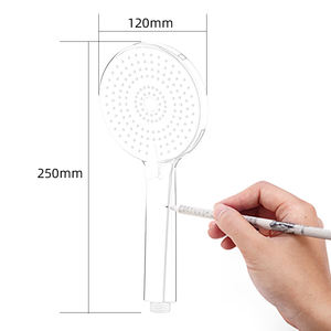 Juego de <span class=keywords><strong>Ducha</strong></span> Manual de Alta Presión con 3 Modos de Ahorro de Agua, <span class=keywords><strong>Ducha</strong></span> Manual Cromada de ABS con <span class=keywords><strong>Soporte</strong></span> Adhesivo para Baño - Product Image 5