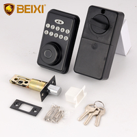 Hochsichere Anti-Diebstahl Smart Deadbolt Türschloss Außentür Tastatur Digitales Passwort Fingerabdruck Türknauf Schloss