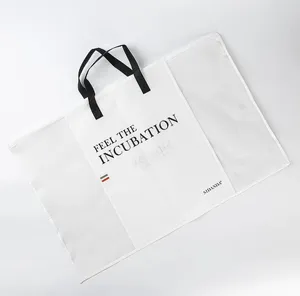 Benutzer definierte Logo benutzer definierte Farbe Hochwertige wasserdichte PVC klare Kissen Verpackung Vlies Tasche mit Reiß verschluss