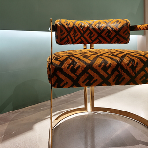 Sillón de Diseño Italiano Moderno y Lujoso, Cómodo, de Terciopelo, para Dormitorio o Villa - Product Image 2