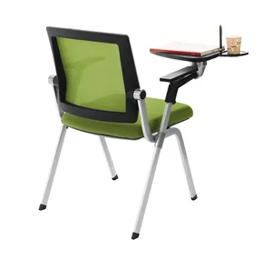 China Supplier Stackable Chairs Training Chairs Student Chair With Writing Pad