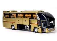 Modèles de bus en métal à l'échelle 1:38, modèles personnalisés avec des détails fins pour l'affichage, la collection et les cadeaux
