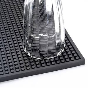 Custom Logo Silicone PVC Bar Mat Rubber Spill Pad Pub <b>Runner</b> Beer Rail Mat Drip Tray Non Slip Counter Mat Coaster Placemat - Product Image 2