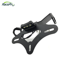 RACEPRO-Soporte para matrícula de motocicleta, soporte para matrícula de motocicleta, con luz LED, para <span class=keywords><strong>Kawasaki</strong></span>, de 2016 a 2022, de <span class=keywords><strong>2019</strong></span> a, de A - Product Image 3